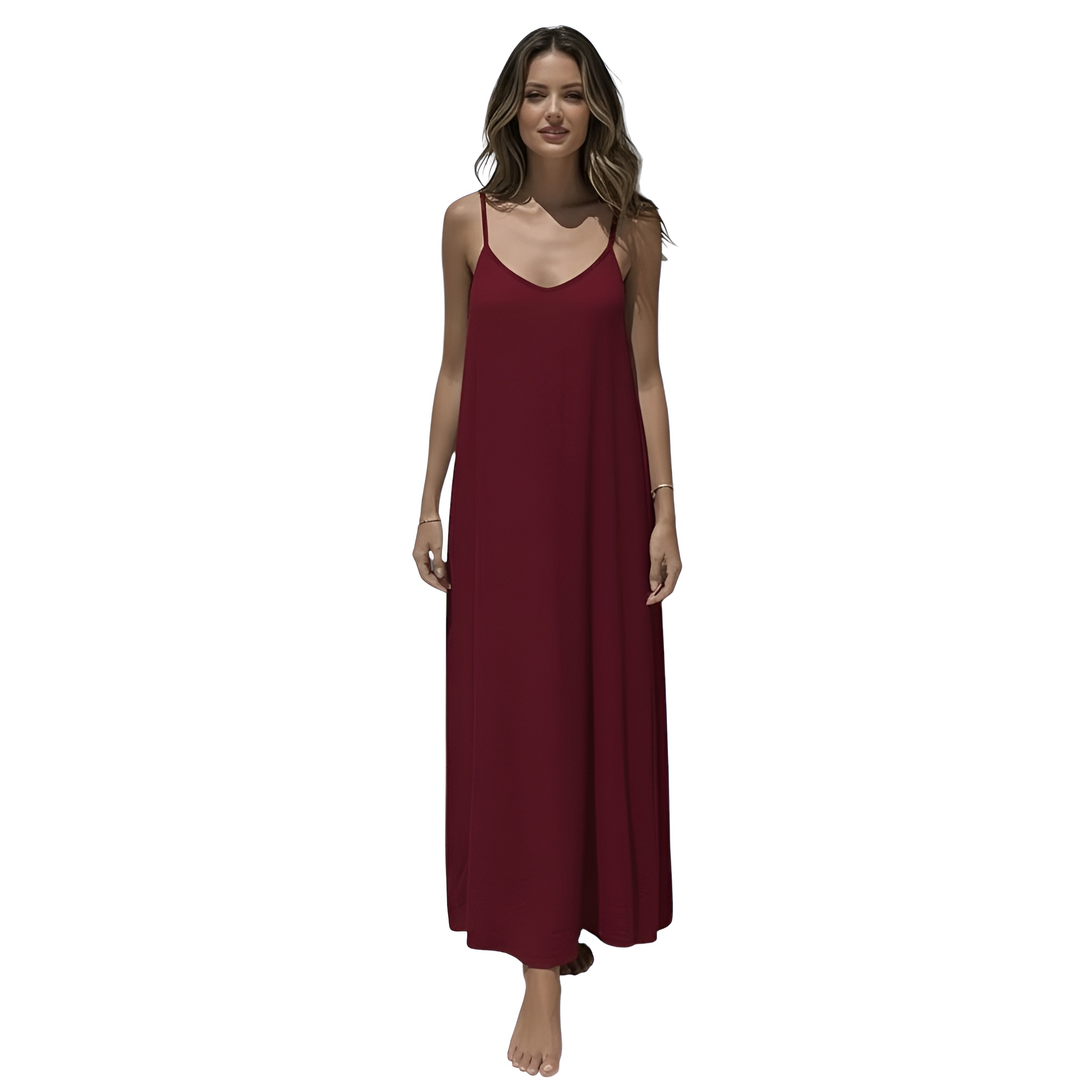 Backless Cami Dress Without Adjustable Strap For Women