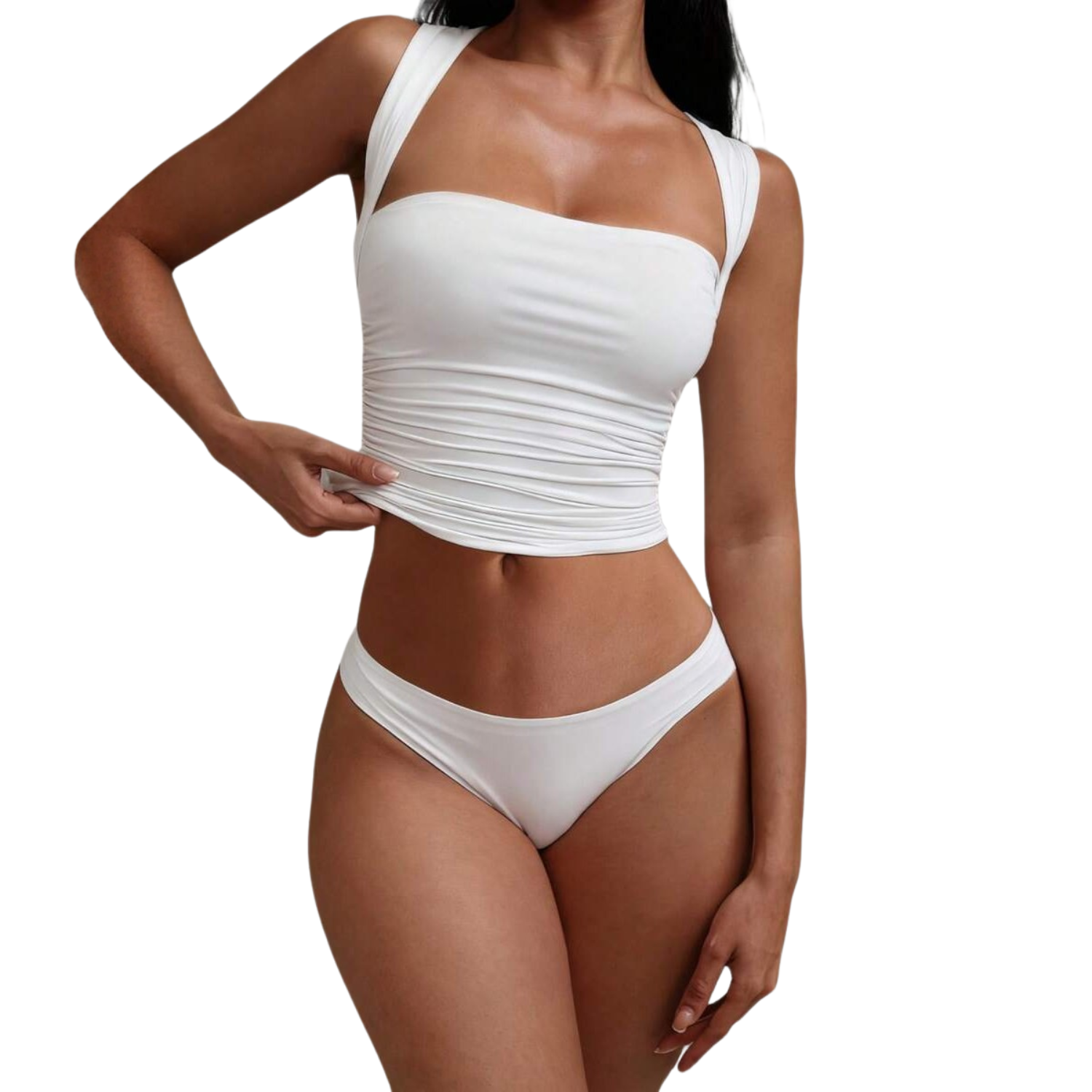 Casual Fitted Sleeveless Collared Camisole Top For Women
