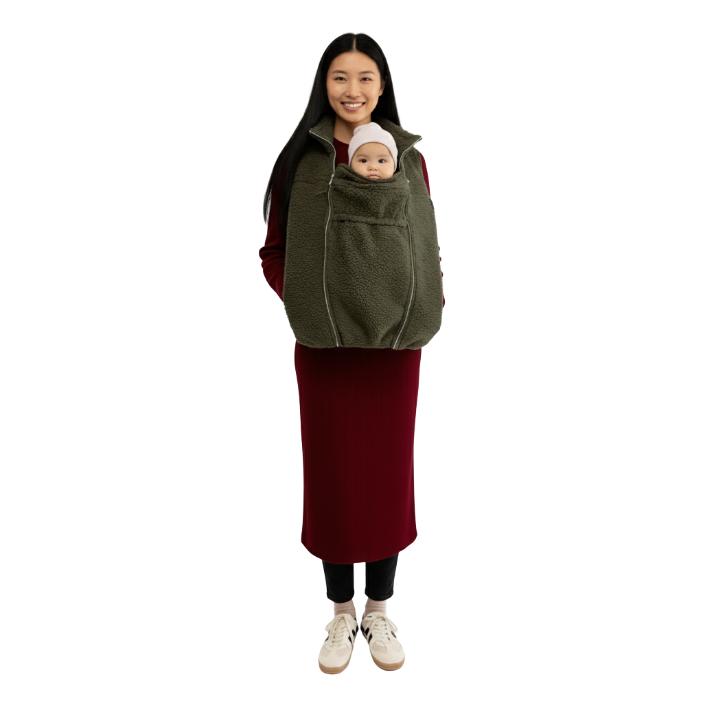 MAMA Babywearing Fleece Jacket And Vest