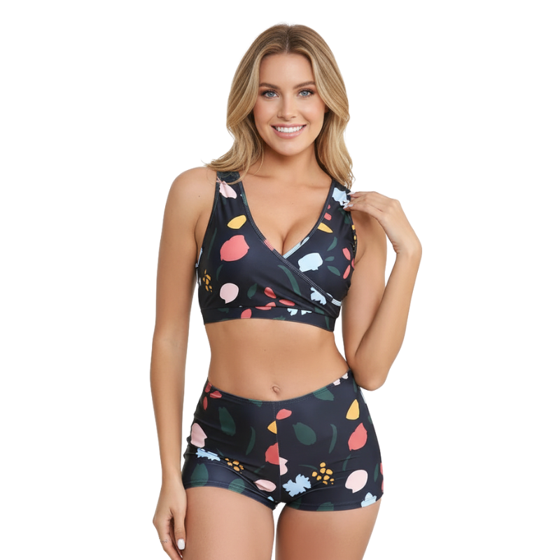 Built in Bra Swim Romper