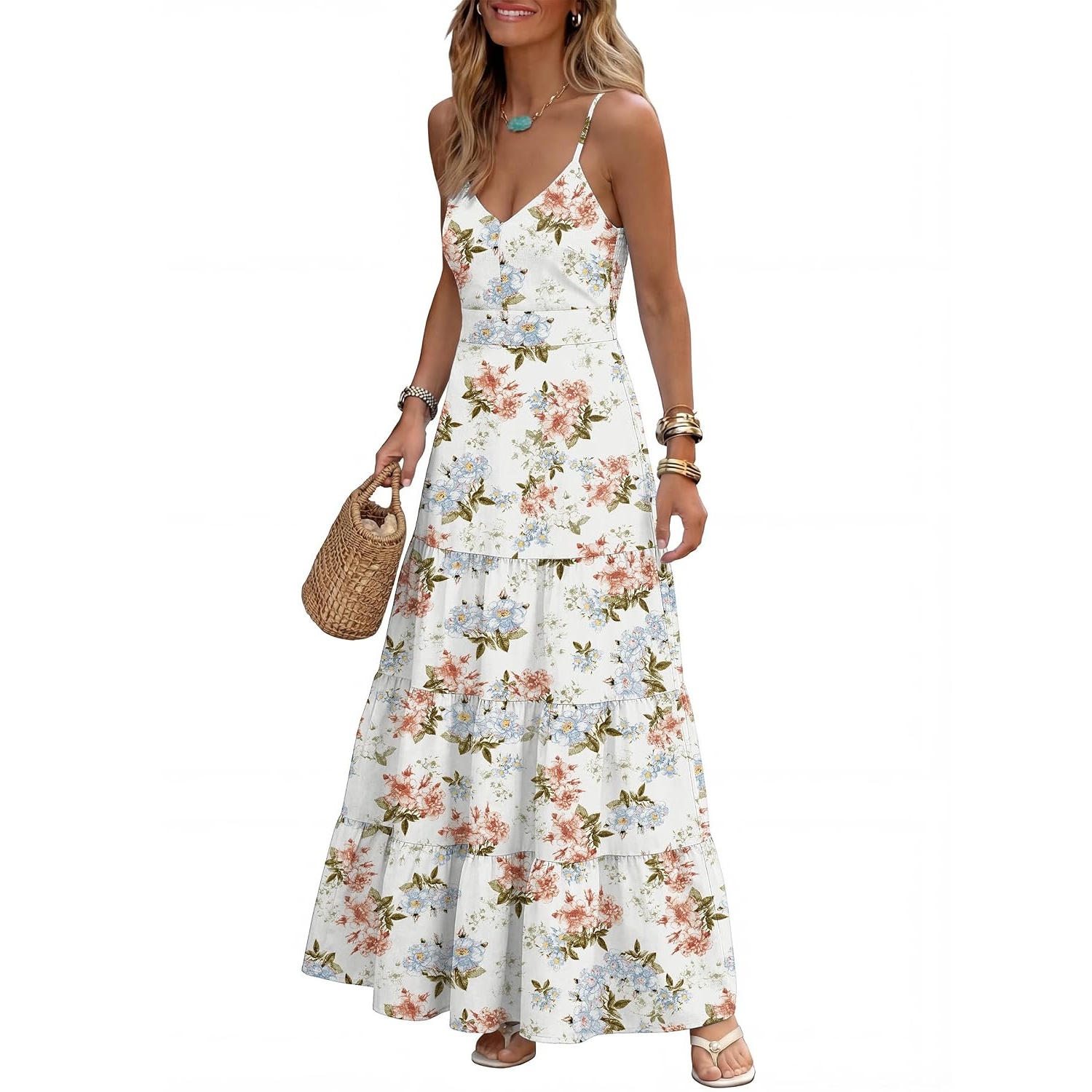 Casual Maxi Smocked Dress For Women