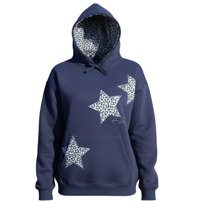 Coastal Themed Printed Hoodie