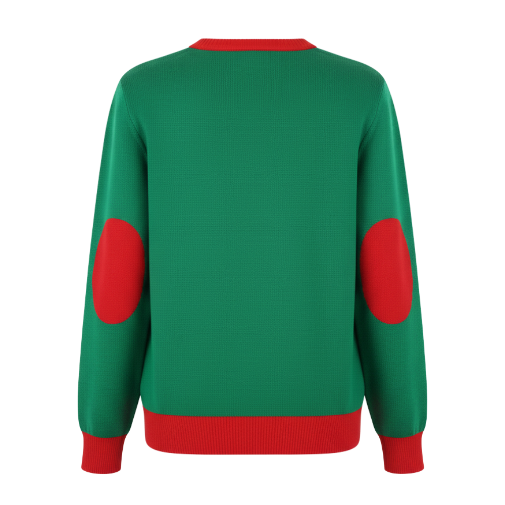 Matching Family Ugly Christmas Reindeer Knit Sweater