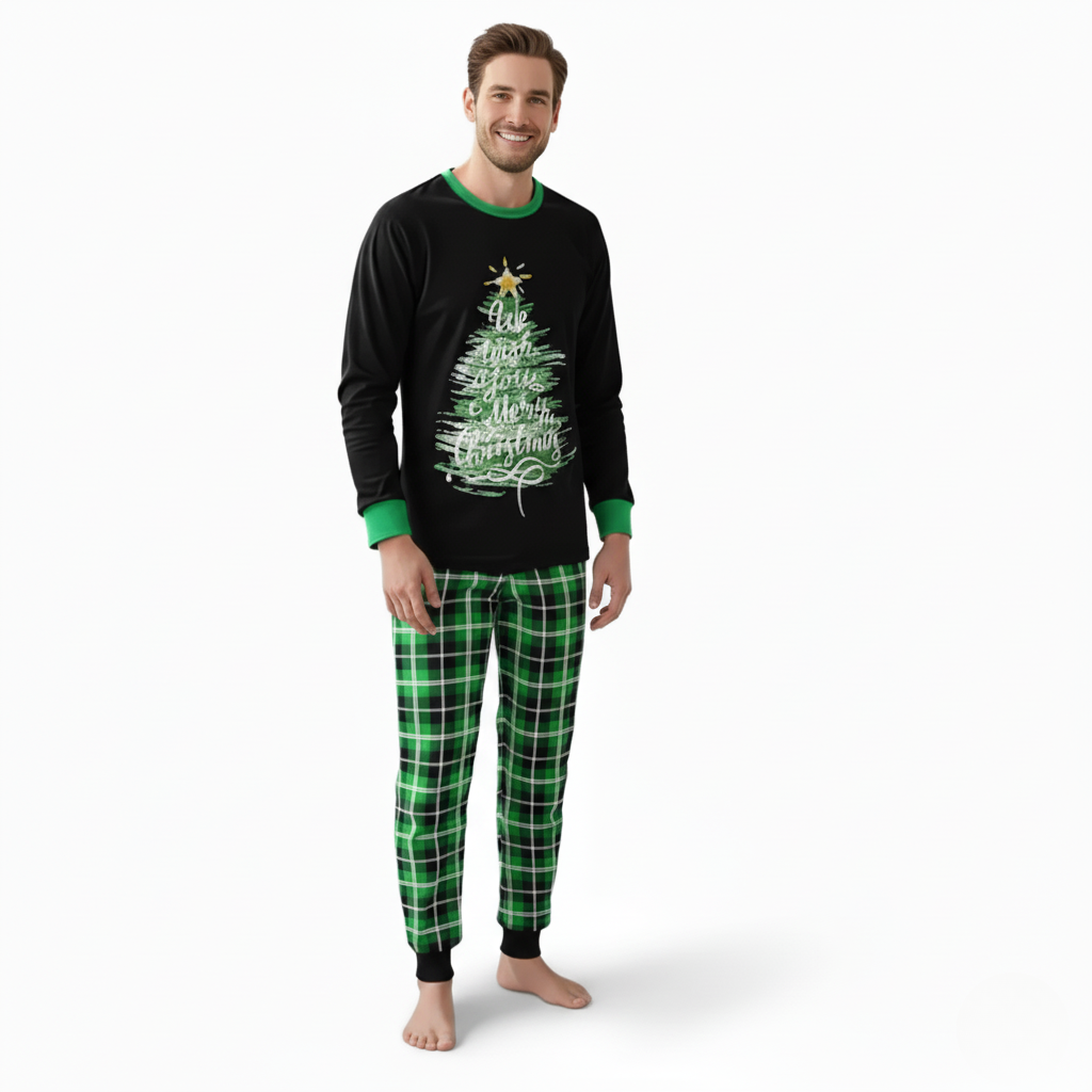 Christmas Tree All Over Print Matching Family Pajama Set