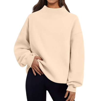 Womens Oversized Sweatshirts Turtleneck Pullover Long Sleeve Hoodies