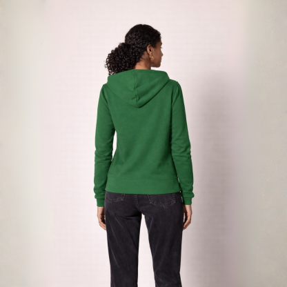 Full Zip Fleece Hoodie For Women