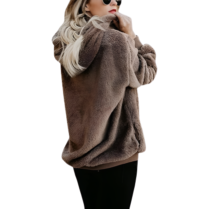 Oversized Long Sleeve Pullover Hoodies With Pocket For Women