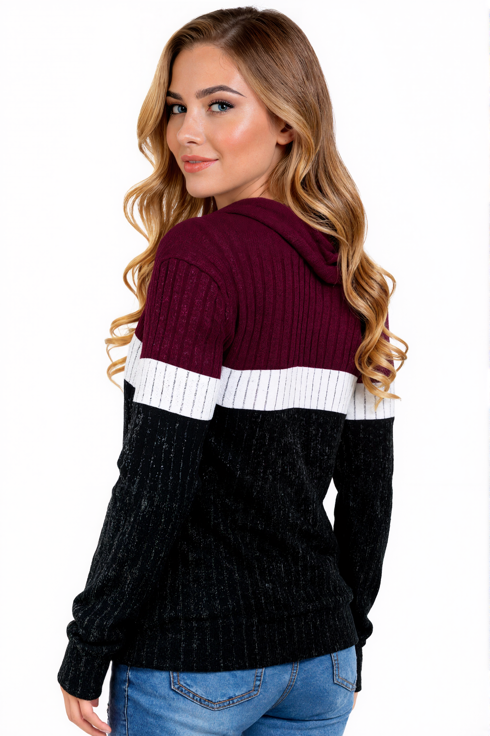 Casual Long Sleeve Pullover Hooded Sweater With Pockets