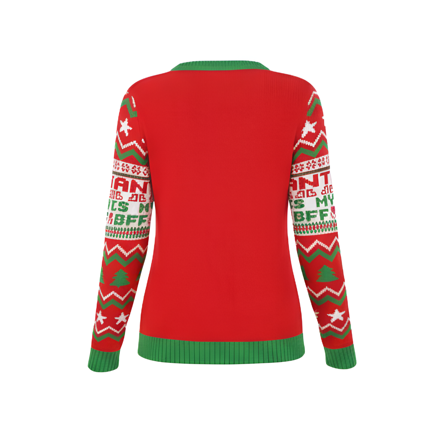 Light Up Ugly Christmas Sweater For Women With LED Reindeer Design