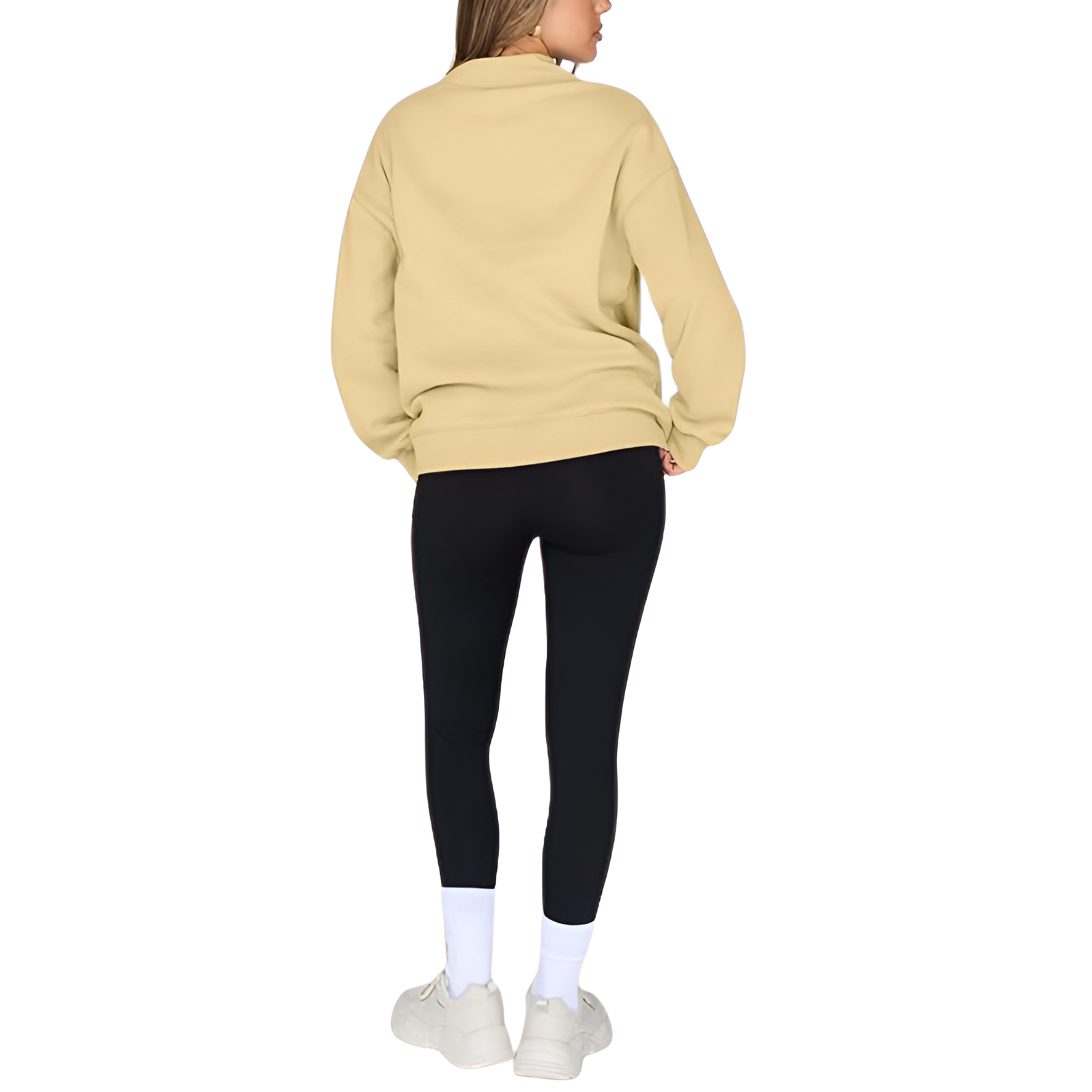 Womens Oversized Sweatshirts Turtleneck Pullover Long Sleeve Hoodies