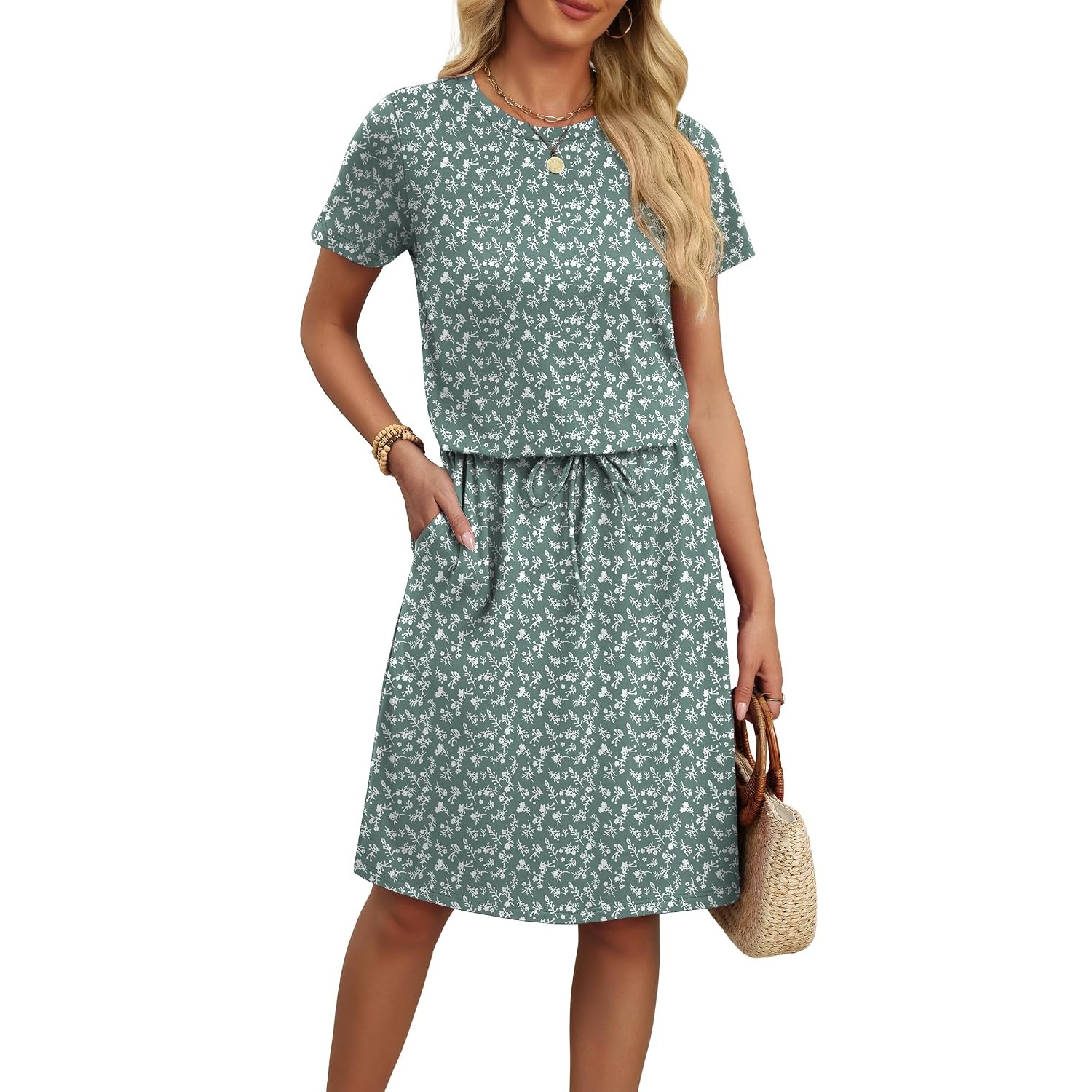 Casual Summer Sundress With Pockets For Women