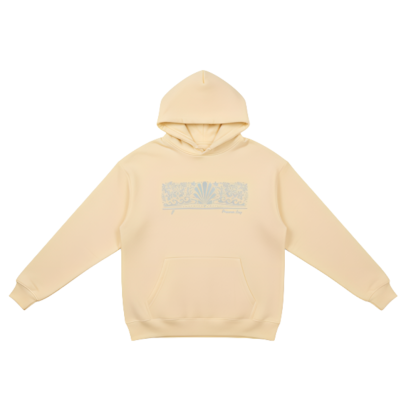 Coastal Themed Printed Hoodie