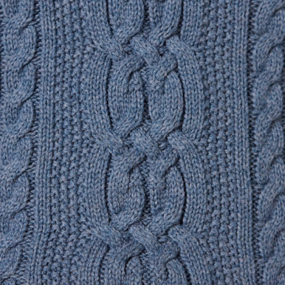 womens Fisherman Cable Crewneck Sweater