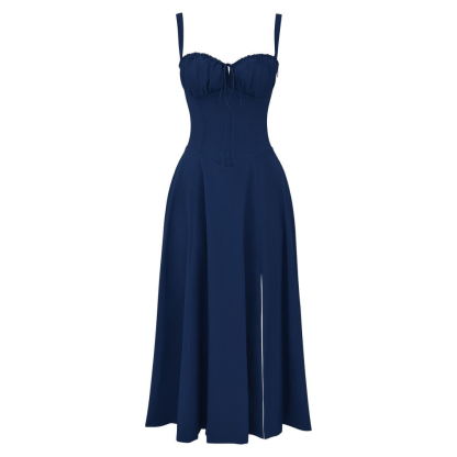 Floral Bustier Midriff Waist Shaper Dress