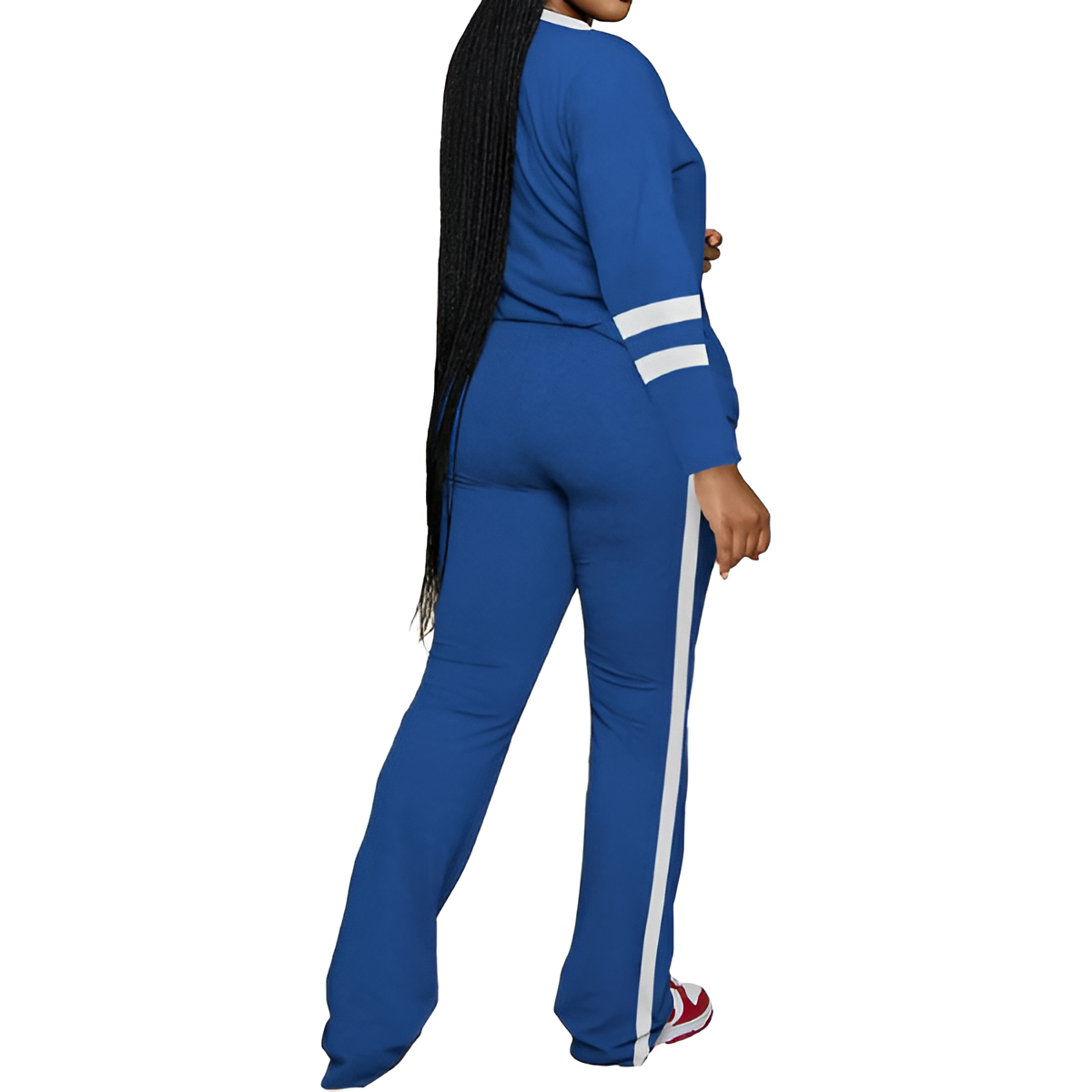 Two Piece Lounge Sets For Women With Long Sleeve Casual Top And Flare Pants