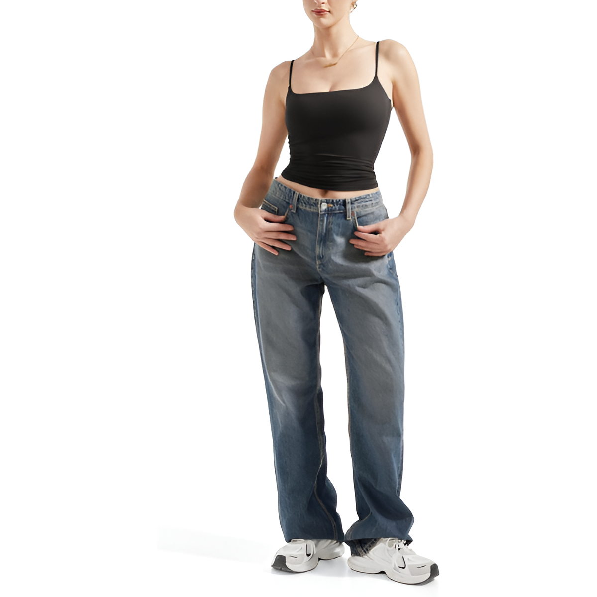 Women Sexy Square Neck Tank Top Summer Y2K Going Out Basic Cami Shirt