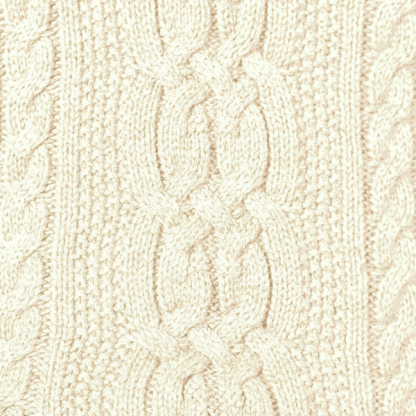 womens Fisherman Cable Crewneck Sweater