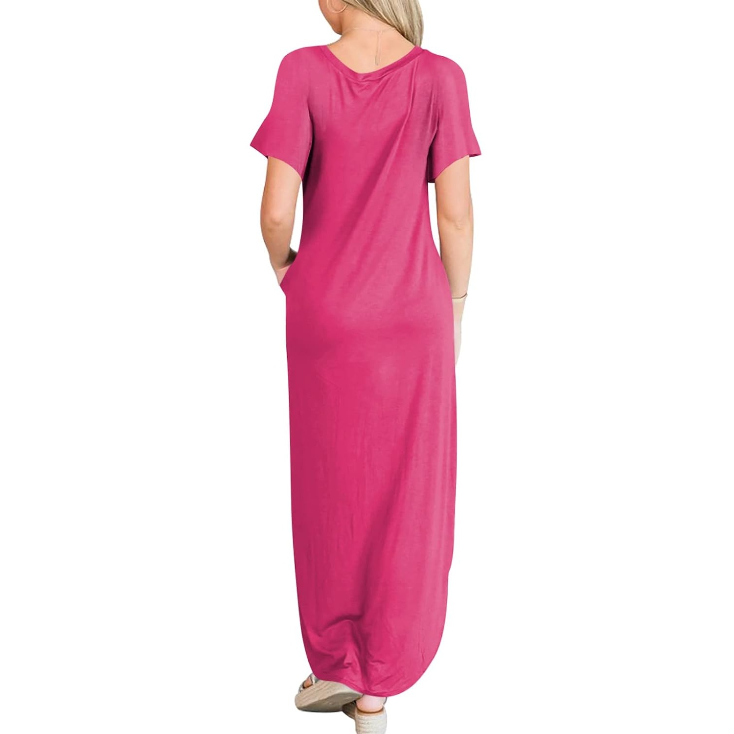 Long Summer Short Sleeve Casual Sundress