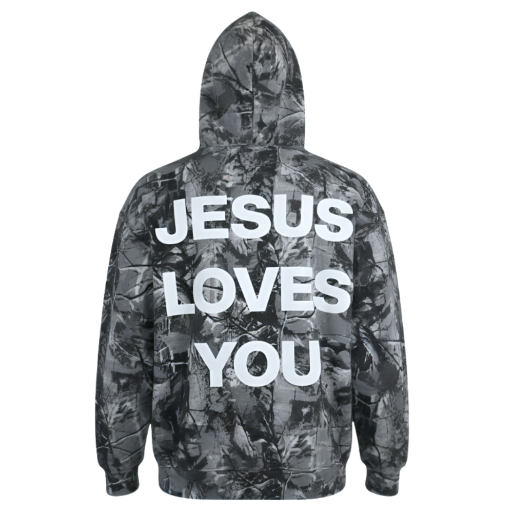 Divine Message Printed Hoodie