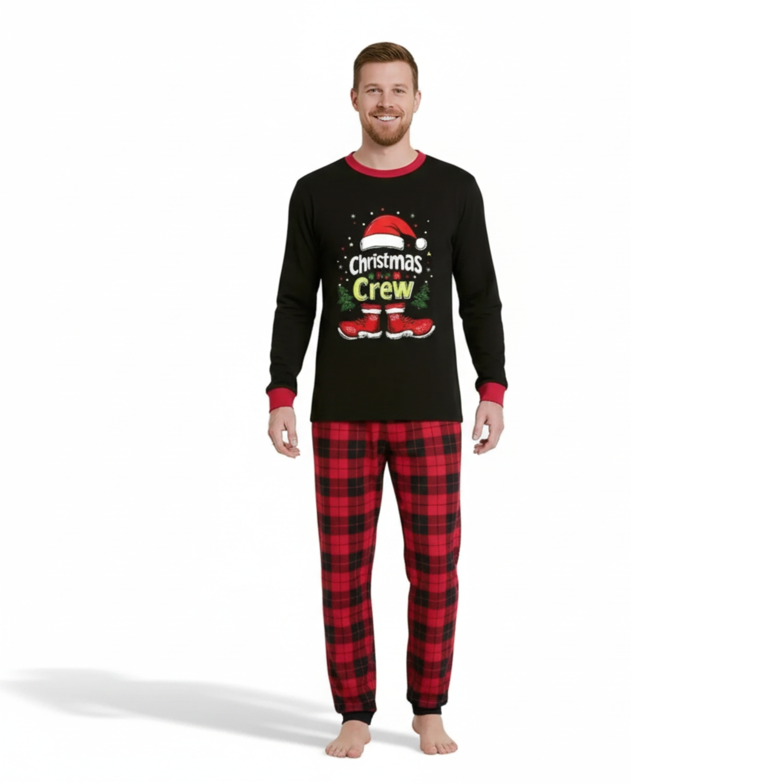 Holiday Matching Family Plaid Pajama Set