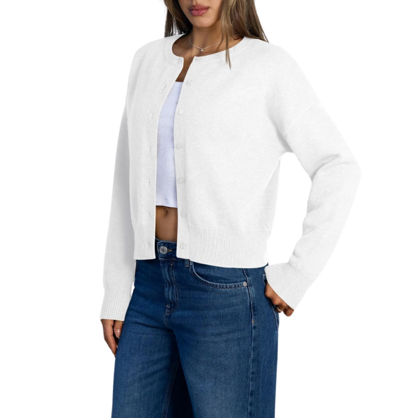 Cropped Cardigan Sweaters for Women Lightweight Y2k Fall Outfits Spring Fashion Clothes 2026