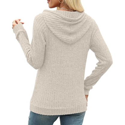 Casual Long Sleeve Pullover Hoodies For Fall And Winter For Women