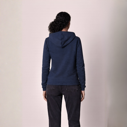Full Zip Fleece Hoodie For Women