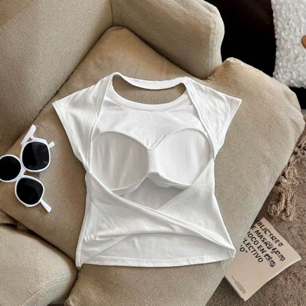 Color Backless Sleeveless Summer Tank Top