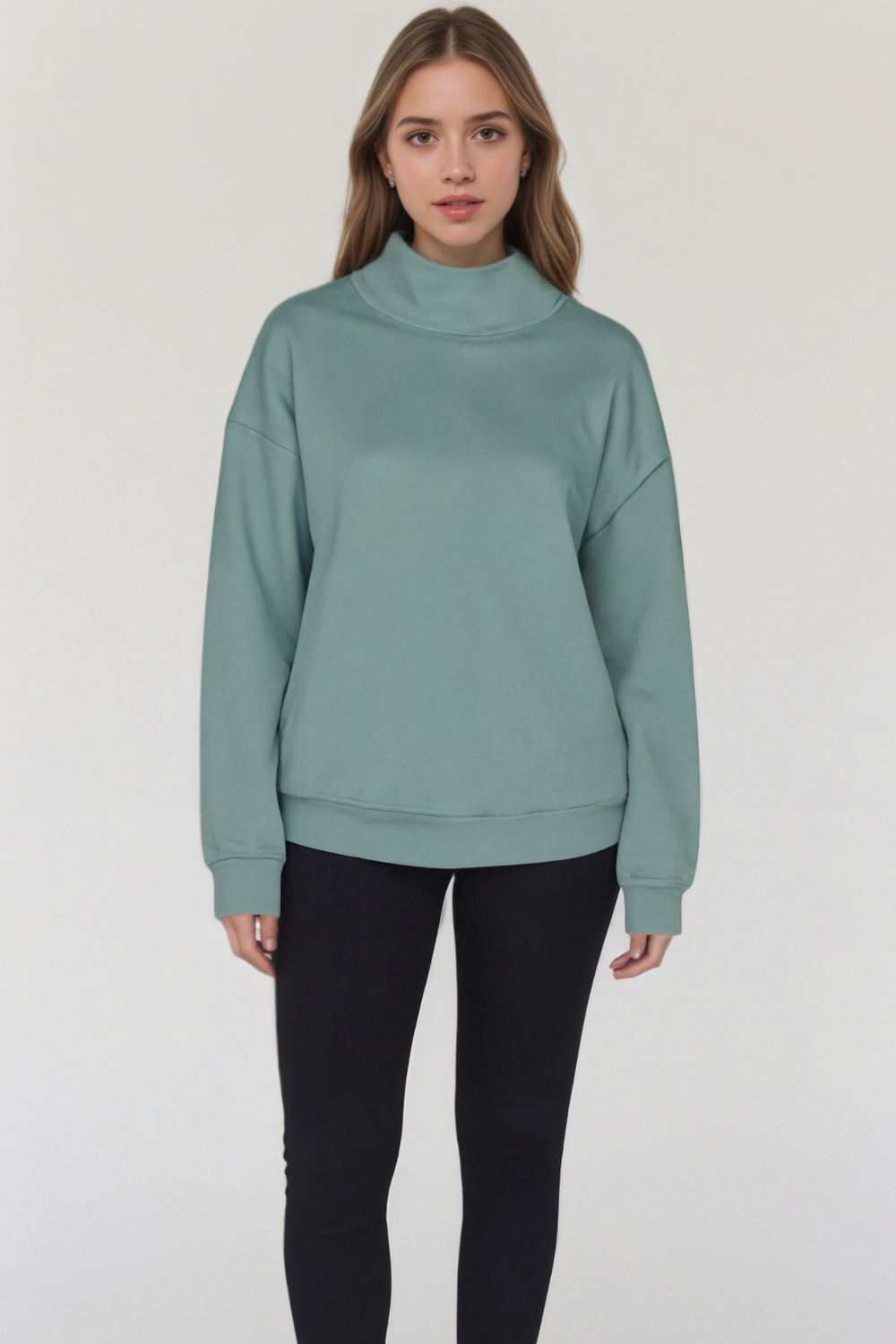 Oversized Long Sleeve Pullover Sweatshirt Hoodie