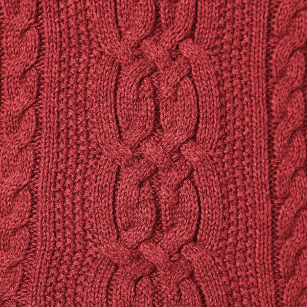 womens Fisherman Cable Crewneck Sweater