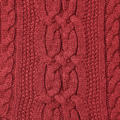 womens Fisherman Cable Crewneck Sweater