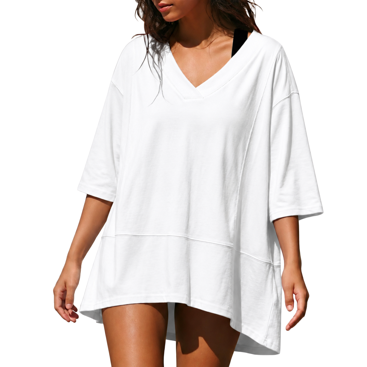 Soft Oversized Loose Fit Blouse Top For Women