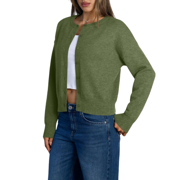 Cropped Cardigan Sweaters for Women Lightweight Y2k Fall Outfits Spring Fashion Clothes 2026