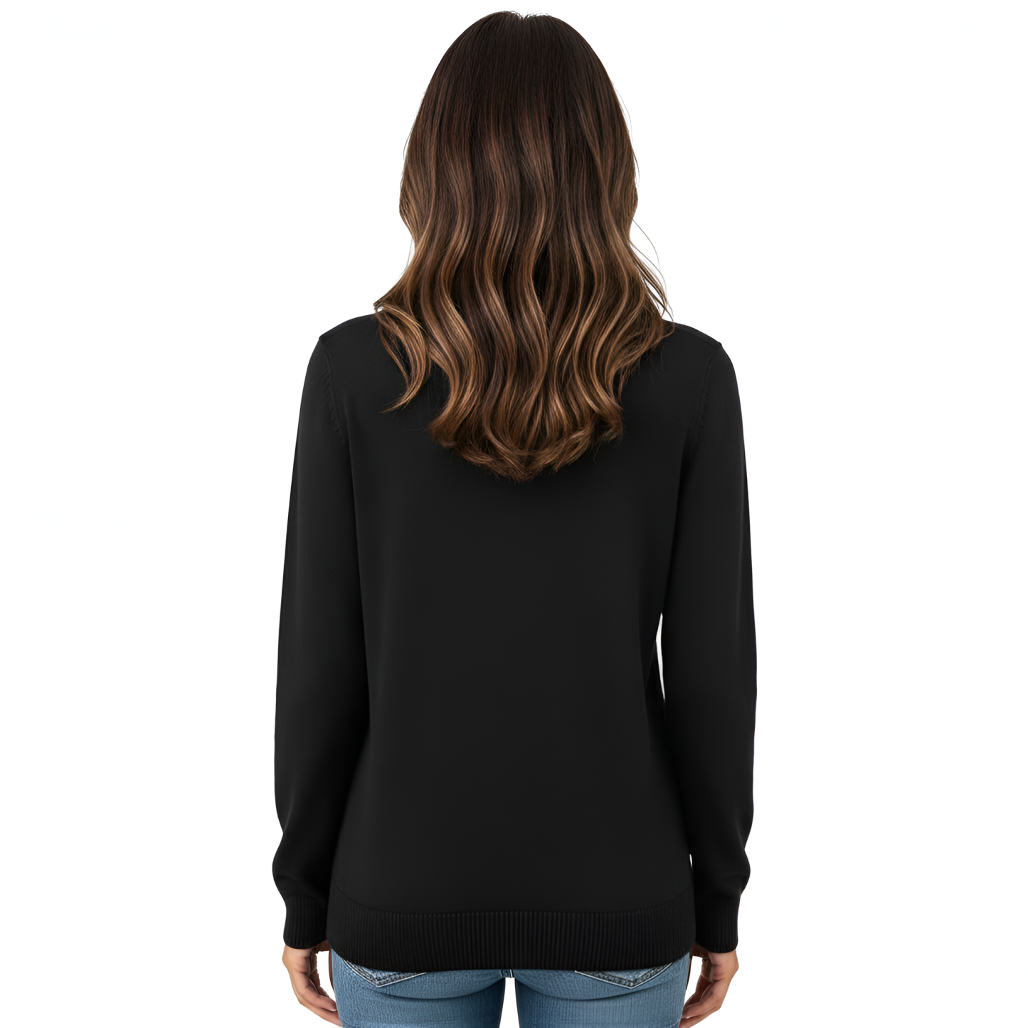 Lightweight Long Sleeve Pullover Sweater For Women