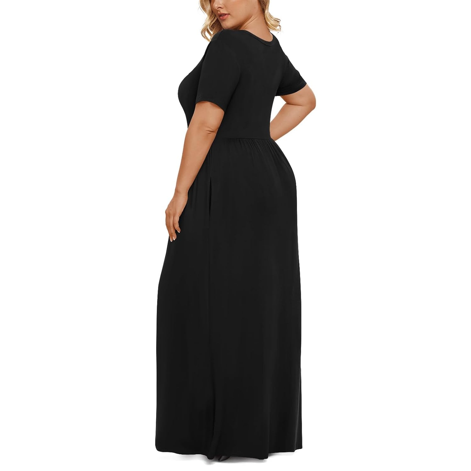 Casual Short Sleeve Maxi Dress For Women