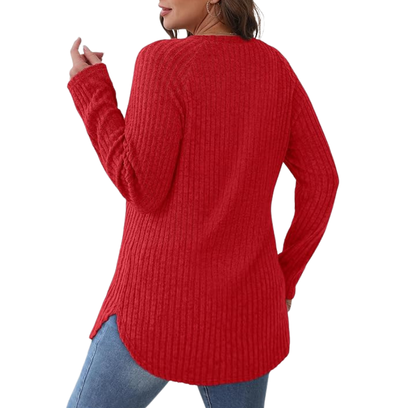 Long Sleeve Shirts For Women Fall Clothes Tunic Tops Loose Fit