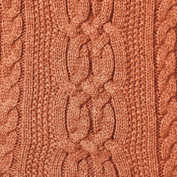 womens Fisherman Cable Crewneck Sweater