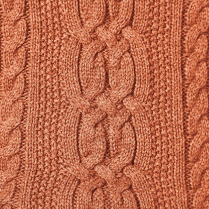 womens Fisherman Cable Crewneck Sweater