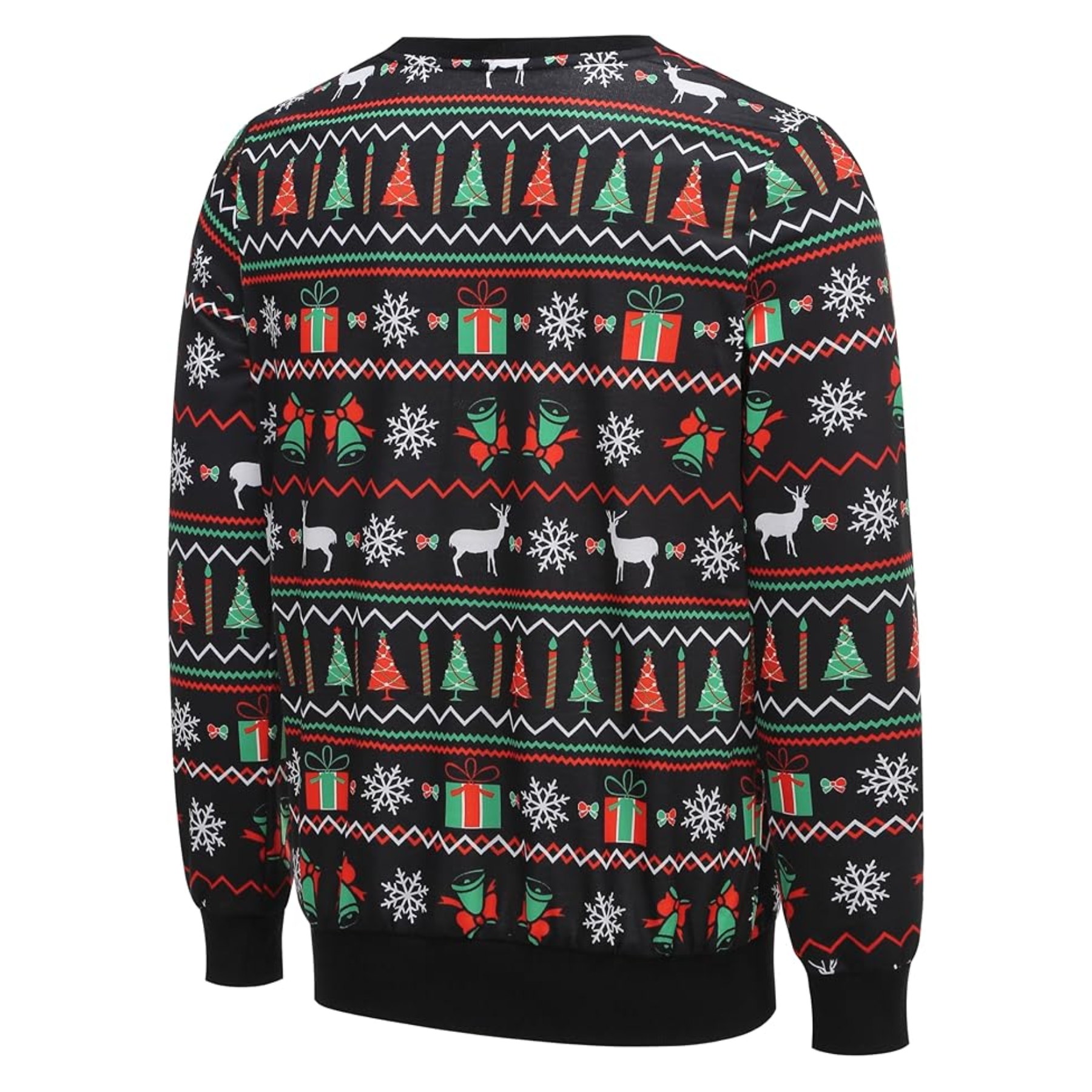 Funny 3D Print Christmas Ugly Sweater For Men And Women