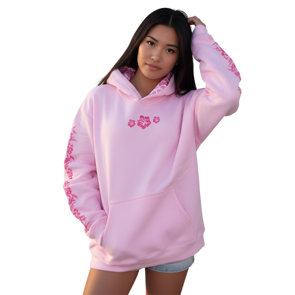 Coastal Themed Printed Hoodie