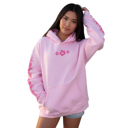 Coastal Themed Printed Hoodie