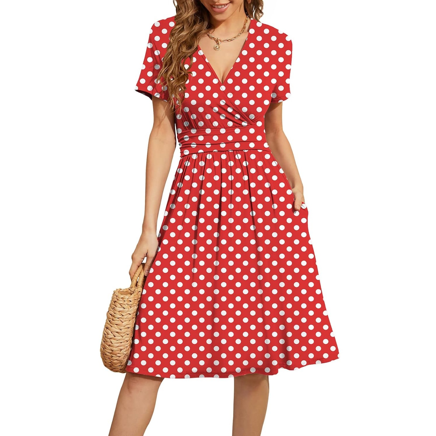 Casual Short Sleeve Dress For Parties And Everyday Wear For Women