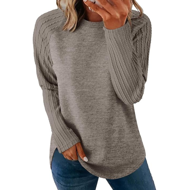 Sweatshirt For Women Long Sleeve Shirts Crewneck Sweaters Fall Fashion Outfits