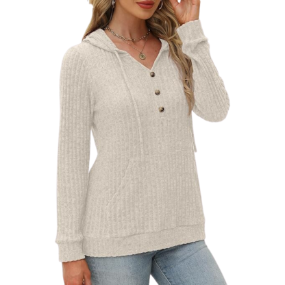 Casual Long Sleeve Pullover Hoodies For Fall And Winter For Women