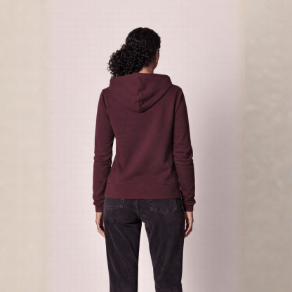 Full Zip Fleece Hoodie For Women