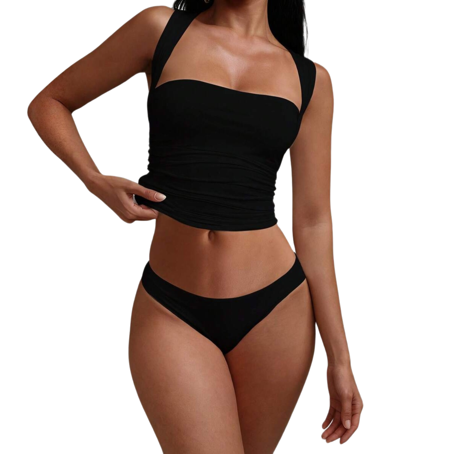 Casual Fitted Sleeveless Collared Camisole Top For Women