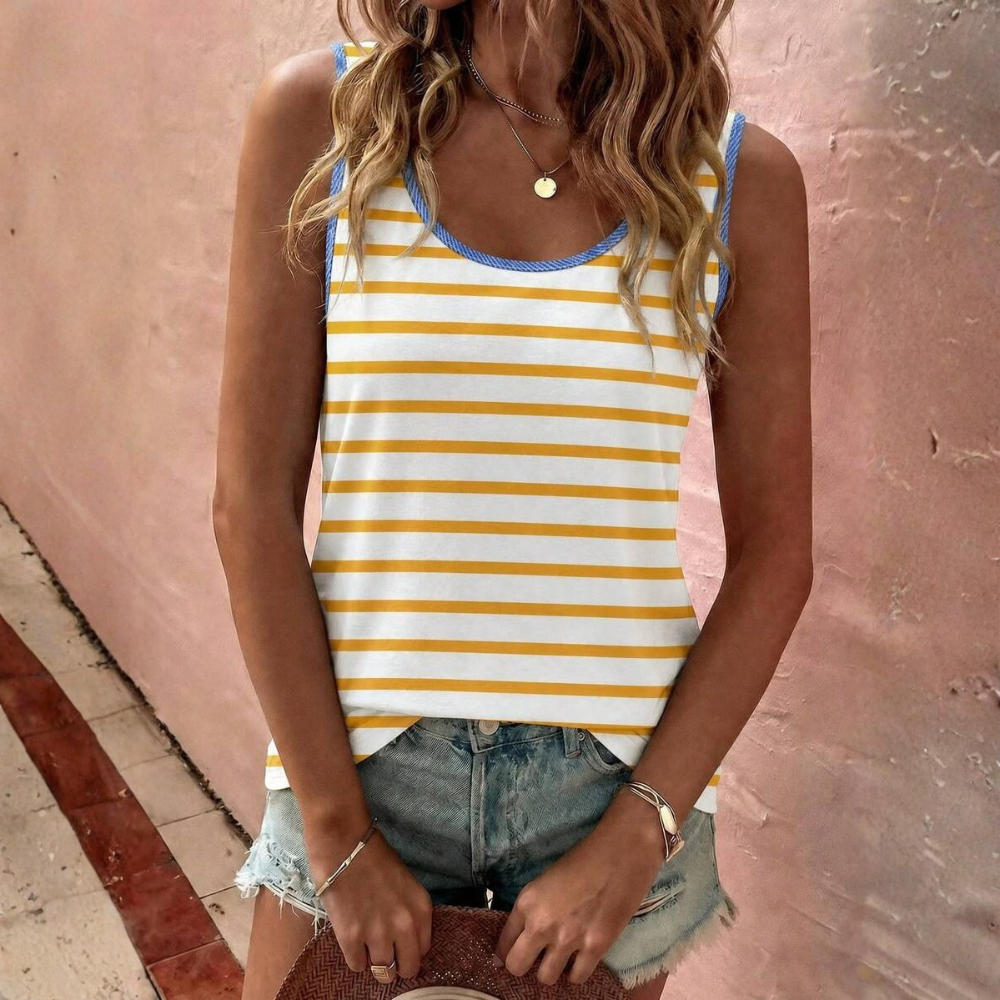 Vintage Fashion Basic Casual Tank Top For Women