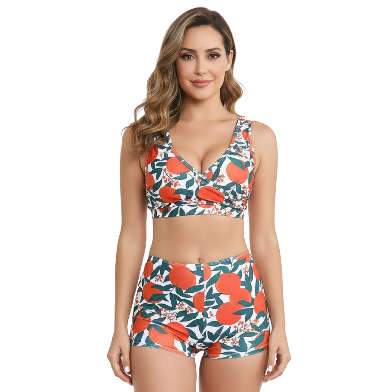 Built in Bra Swim Romper
