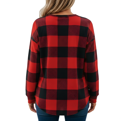 Lightweight Long Sleeve Sweatshirt For Women