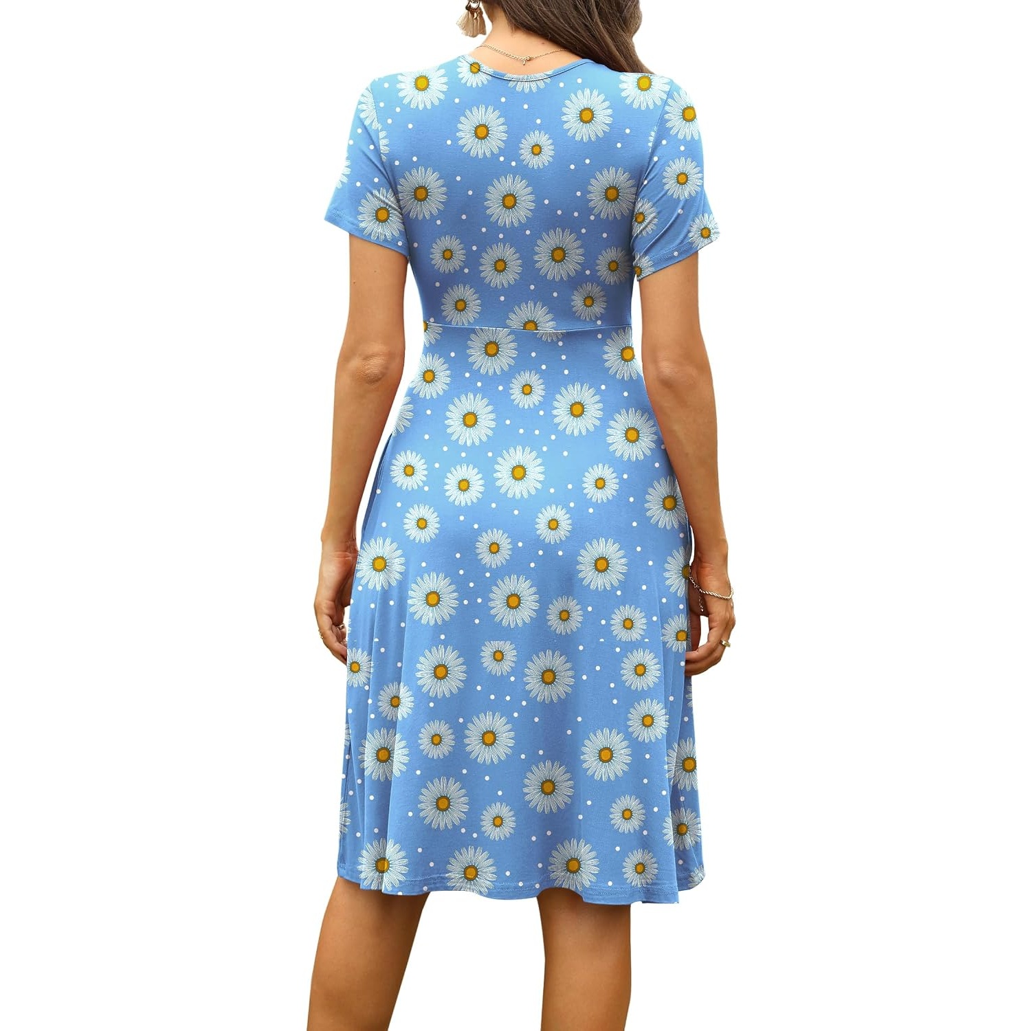 Casual Short Sleeve Dress For Parties And Everyday Wear For Women